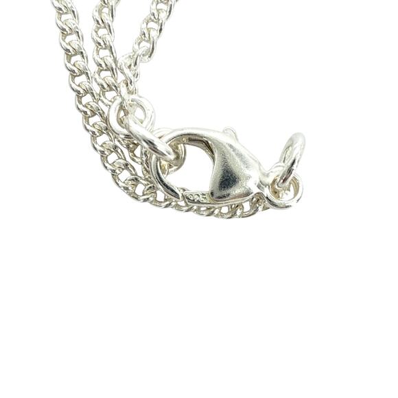 VIRGINS SAINTS & ANGELS VSA Addie Charm Necklace Silver & Pink - Picture 6 of 8